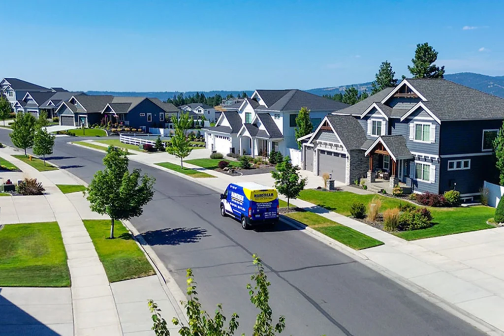 Mainstream Home Services service vehicle in Spokane Valley, Washington