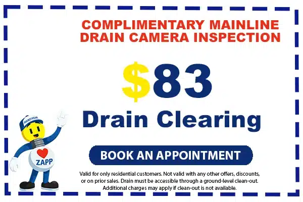 Drain Clearing — or It's Free offer