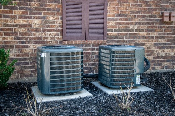Two Outdoor HVAC Units