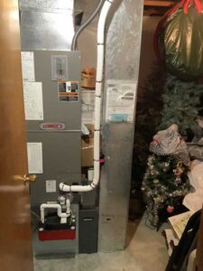 New Lennox indoor HVAC system installed in Spokane Valley home